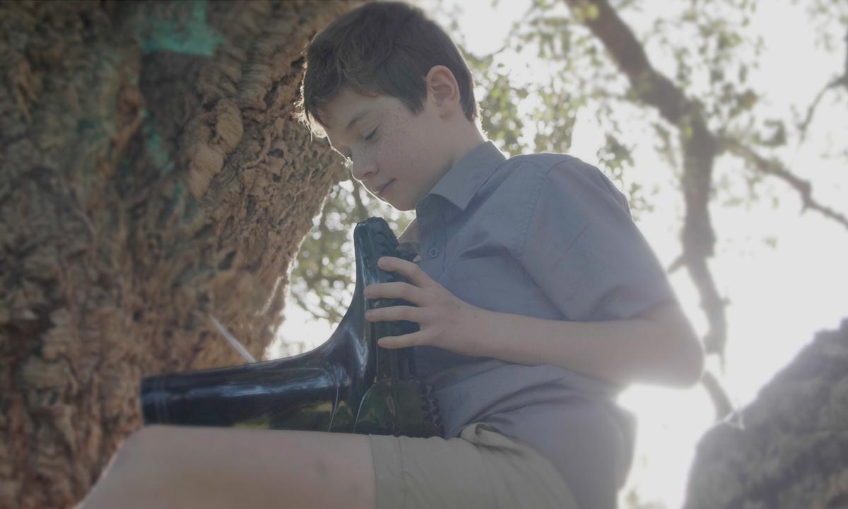 Film still - Colin as a little boy played by Theo Masters
